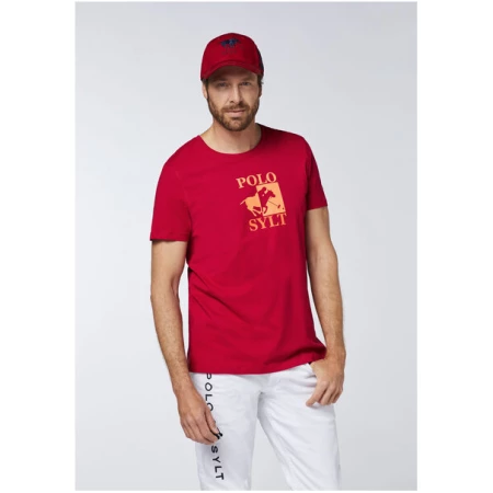 Polo Sylt Logo-Shirt aus Jersey - GOTS zertifiziert