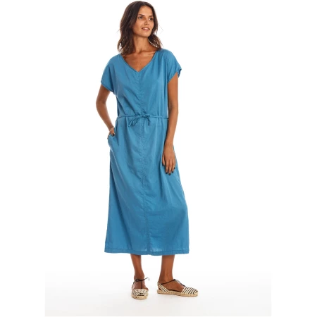 RAVENS VIEW IBIZA Damen vegan Kleid Tessa Maui Blau