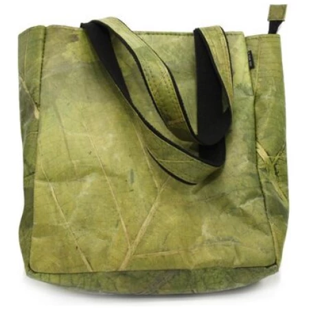 ECOMONKEY® Handtasche + veganes Lederimitat aus Blättern