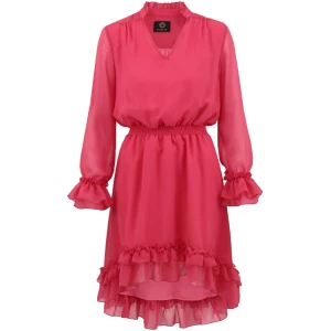Ines Raspberry Dress