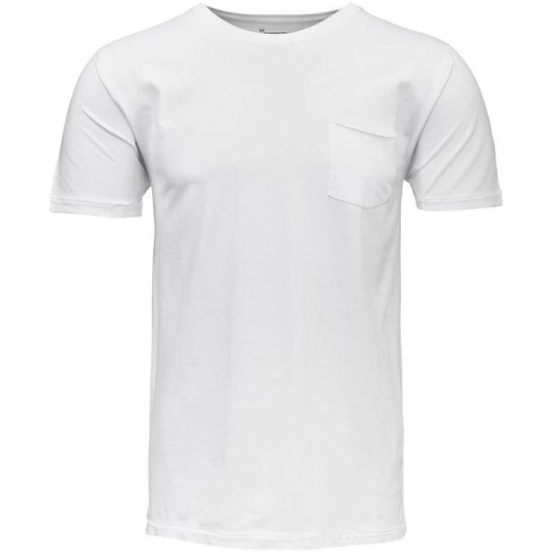 KnowledgeCotton Apparel T-Shirt - Basic Tee with Chest Pocket