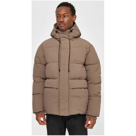 KnowledgeCotton Apparel warm gefütterte Winterjacke - Puffer Jacket - aus einem Polyester/Nylon Mix