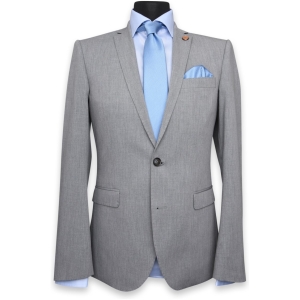 Kopenhagen Anzug-Jacket Light Grey Vegan