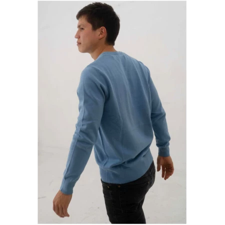Kultgut Weicher Pullover aus reiner Biobaumwolle- Fühl dich wohl- Skyblue