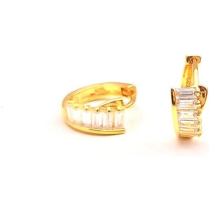 MOANINA Ohrringe Hoops Lucia - 925 Silber/18k Gold Vermeil