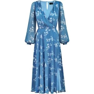 Magnolia Silk Dress Blue