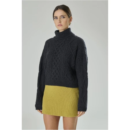 Merino Wool Braided Sweater