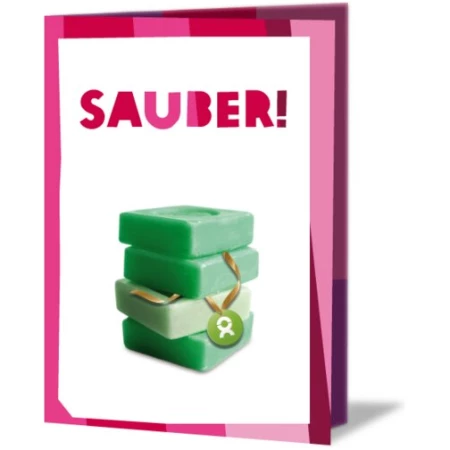 OxfamUnverpackt Spenden-Geschenk "Seife" (Grußkarte mit Magnet)