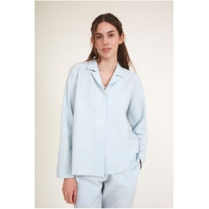 Pyjama Shirt Juna Blau