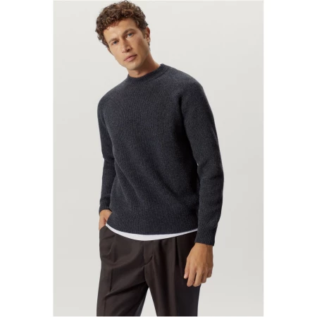 The Woolen Perkins Sweater - Ash Grey