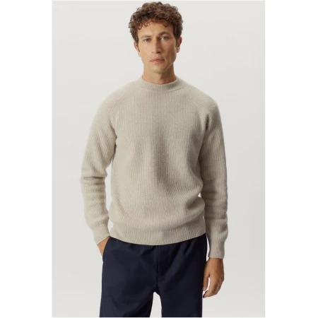The Woolen Perkins Sweater - Ecru