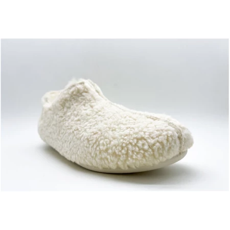 Veganer "thies ® Eco Teddy Slipper Boots" aus weicher, zertifizierter Biobaumwolle