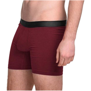 ege organics 2 er Pack Boxershort aus Modal Unterhose schwarz-bordeaux