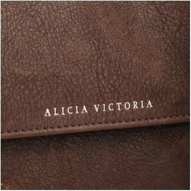 ALICIA VICTORIA, Das große Portemonnaie aus Leder, die Charakterstarke