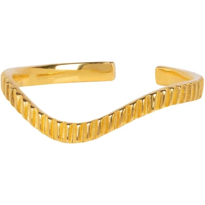 Bloom Gold Stacking Ring (Adjustable)