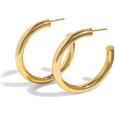 Bound Studios THE KENDAL HOOP LARGE - 18k gold plated