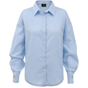 Classic Oversize Blue Plain Shirt