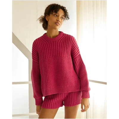 DelCia: Rhubarb Cotton Sweater