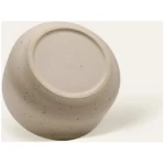 EDDA stoneware Handgemachte Steingut Schüssel Eelina - Cappuccino Beige (ø 13,5 x 7,5 cm, 0,65 L)