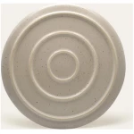 EDDA stoneware Handgemachter Steingut Teller Eelina groß - Cappuccino Beige (ø 28,5 x 2,0 cm)