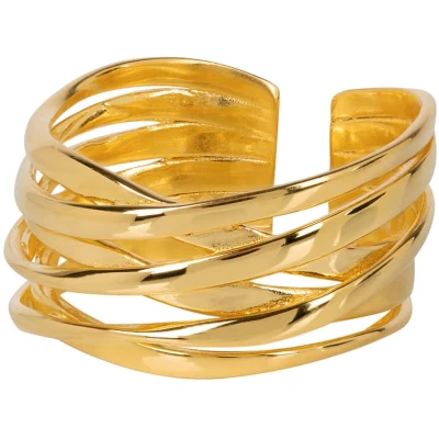 Genesis Gold Stacking Ring (Adjustable)