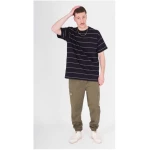Honesty Rules Oversize French Terry Striped T-Shirt