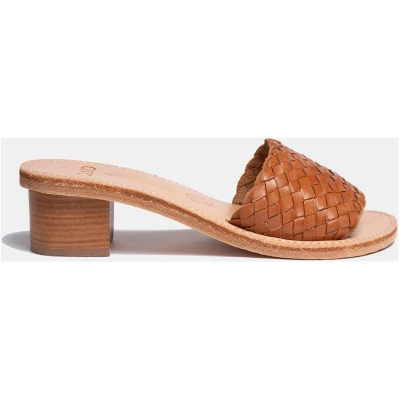 Huarache Slip On Woven Sandals Women - Carmen Cognac