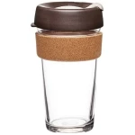 KeepCup L - BREW CORK - Coffee to go Becher aus Glas mit Korkband - 454ml