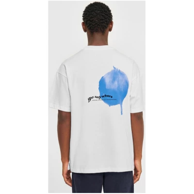 KnowledgeCotton Apparel Herren T-Shirt back printed reine Bio-Baumwolle