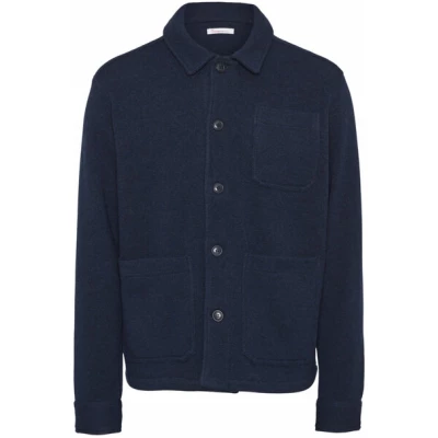KnowledgeCotton Apparel PINE Functional Wool Overshirt