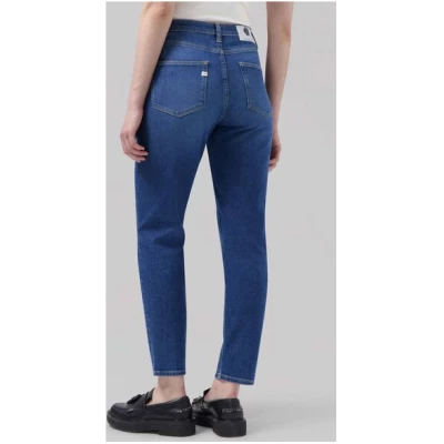 Mud Jeans Mams Stretch Tapered Jeans aus Baumwolle / Tencel