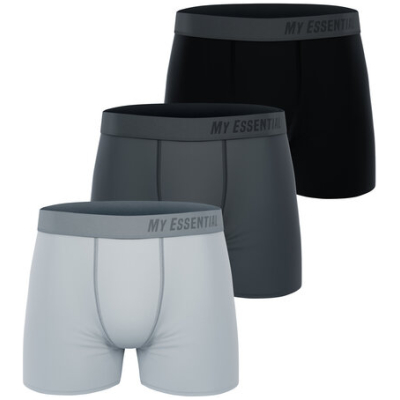 My Essential Clothing Herren Basic Boxershorts 3 Pack
