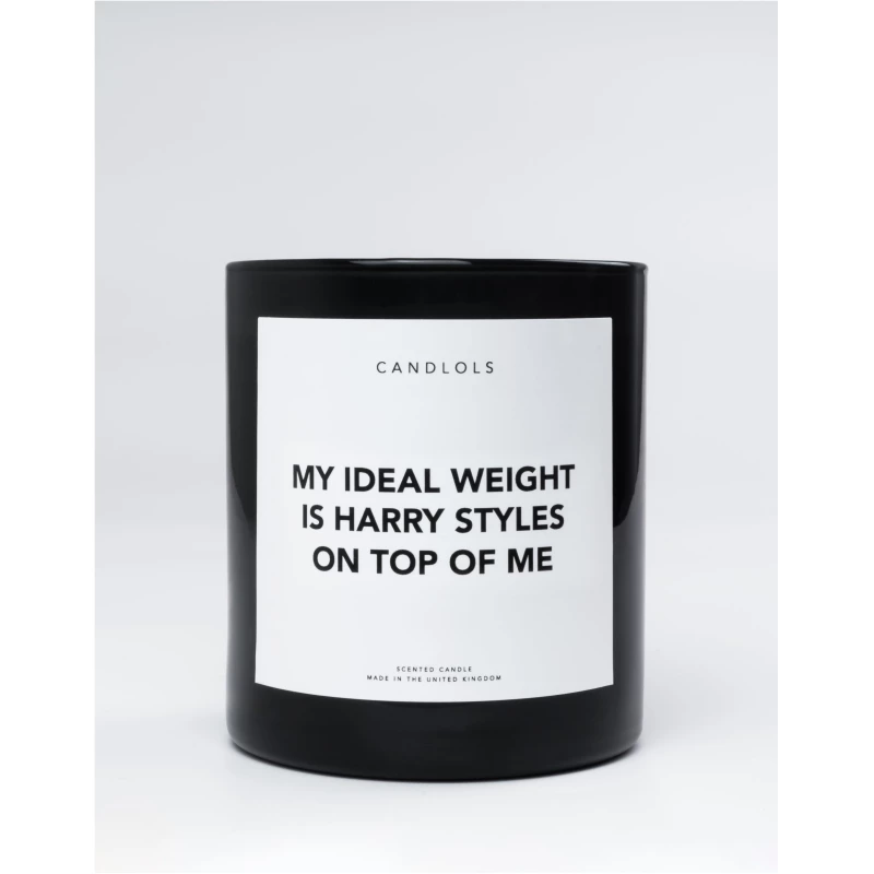 My Ideal Weight Is Harry Styles On Top Of Me Candle