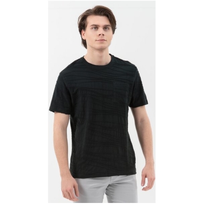ORGANICATION T-Shirt aus Bio-Baumwolle mit Struktur-Streifen