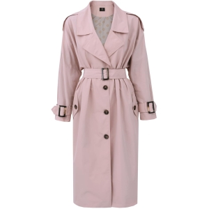 Oversize Trench Coat Powder Pink