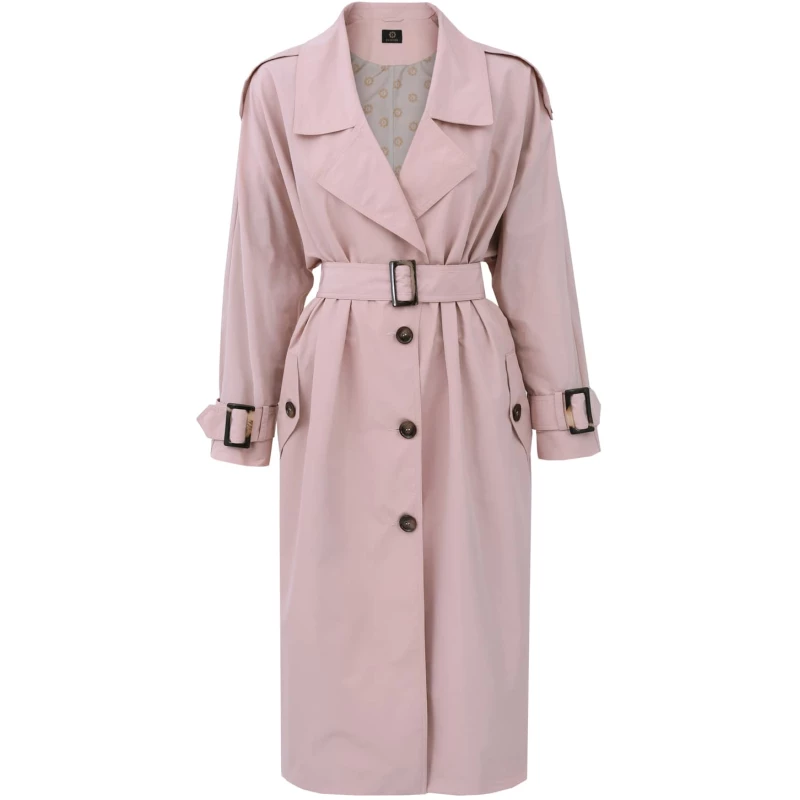 Oversize Trench Coat Powder Pink