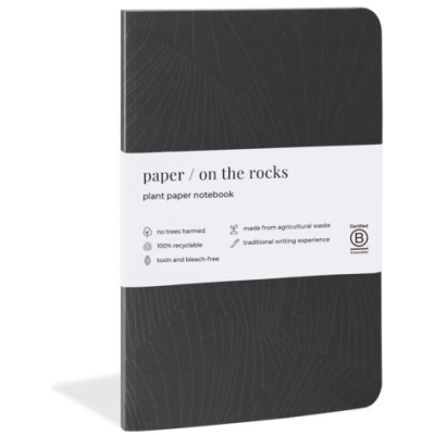 Paper / on the Rocks Notizbuch aus Pflanzenpapier - Softcover