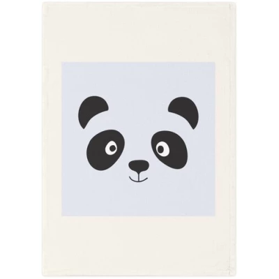 PepMelon Panda Bio-Baumwoll-Geschirrtuch, 50 x 70 cm