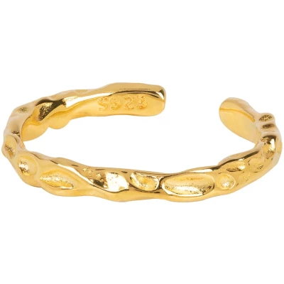 Petra Gold Stacking Ring (Adjustable)