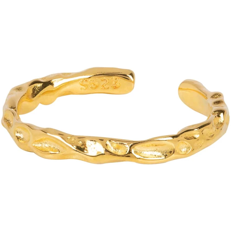 Petra Gold Stacking Ring (Adjustable)