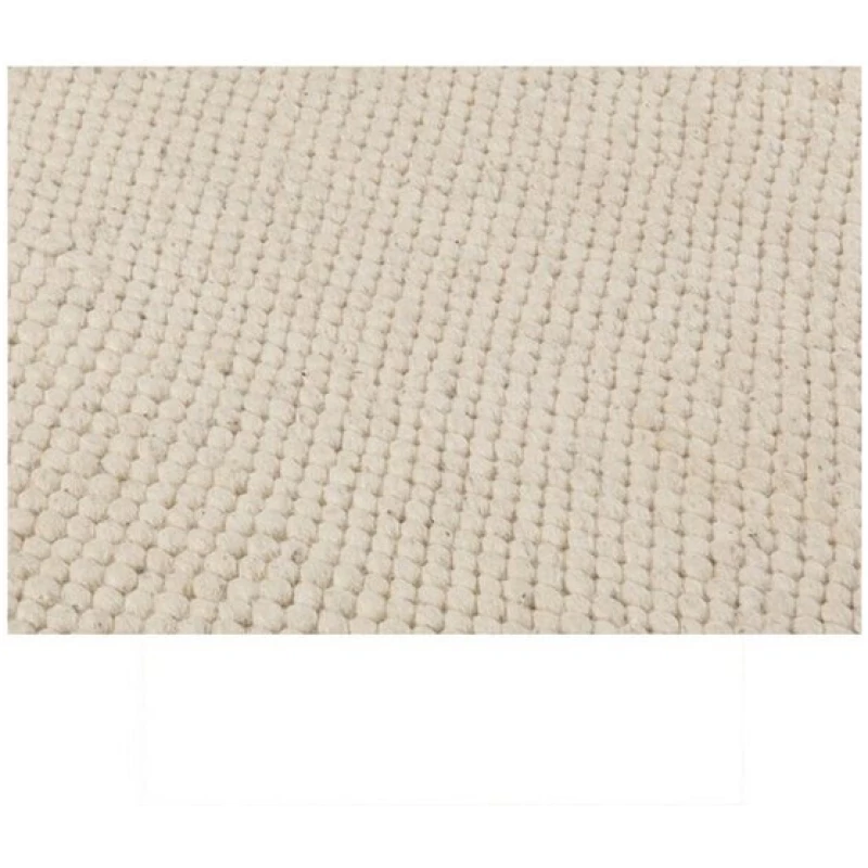 Prolana Handgefertigter Flachgewebe-Teppich "Flat" aus Wolle in Beige - versch. Größen
