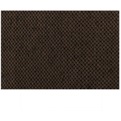 Prolana Handgefertigter Flachgewebe-Teppich "Flat" aus Wolle in Braun - versch. Größen