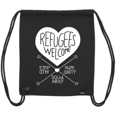 Róka - fair clothing Refugees Welcome - Gymbag Sportbeutel Rucksack