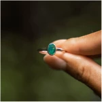 Spirit of Island 925 Silber Ring Solitär | Opal Doublette