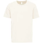 T-Shirt aus Bio-Baumwolle mit Elastan, naturweiß
