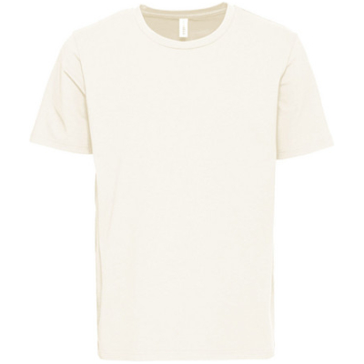 T-Shirt aus Bio-Baumwolle mit Elastan, naturweiß