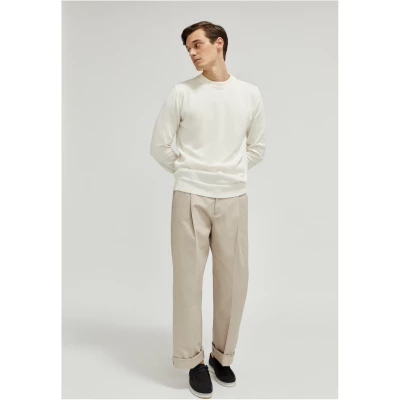 The Organic Cotton Lightweight Sweater - Ivory