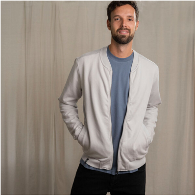 Vresh Clothing Vranz - Sweatjacke aus Biobaumwolle
