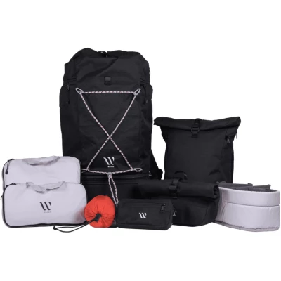 Reiserucksack Wayks Globetrotter Bundle black schwarz