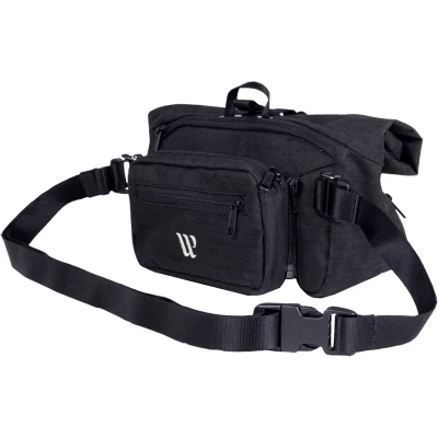 Wayks Sling Combo black schwarze Umhängetasche mit Mini Bauchtasche